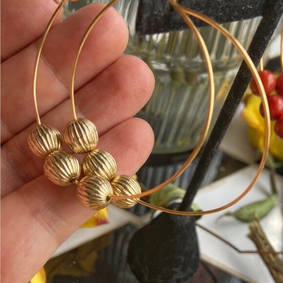 Alquimia Jewelry - Gold statement earrings
